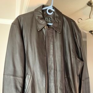J.O.S Banks used leather coat